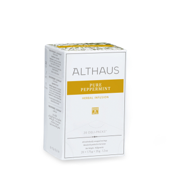 Фото Трав’яний чай Althaus Pure Peppermint Deli Pack 20 пак. — освіжаючий м’ятний настій