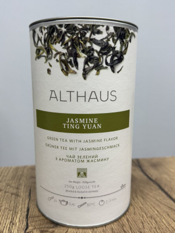 Фото Зелений чай Althaus Jasmine Ting Yuan 250 г — аромат жасмину з Китаю