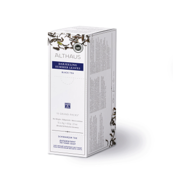 Фото Чорний чай Althaus Darjeeling Summer Leaves Grand Pack 15 пак. — високогірний Darjeeling