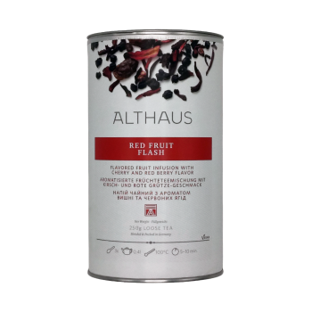 Фото Фруктовий чай Althaus Red Fruit Flash 250 г — насичена ягідна інфузія з гібіскусом