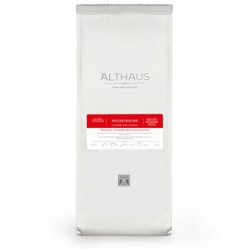 Фото Фруктовый чай с кусочками вишен и миндалем Althaus Wildkirsche (вакуумная упаковка 250 гр.)