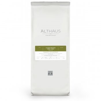 Фото Зеленый китайский чай Althaus Gunpowder Zhu Cha  ( вакуумная упаковка 250 гр.)