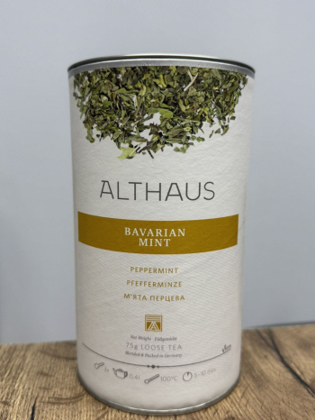 Фото Трав’яний чай Althaus Bavarian Mint 75 г — освіжаюча м’ята перцева