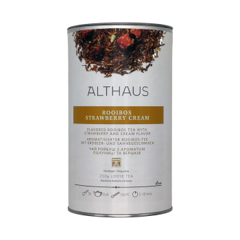 Фото Трав’яний чай Althaus Rooibush Strawberry Cream 250 г — ягідний ройбуш з вершковою ноткою