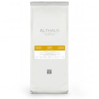 Фото Травяной чай кусочками яблока, мятой перечной, цедрой апельсина, мелисса, лепестки подсолнечника и василька Lemon Mint (вакуумная упаковка 150 г.)