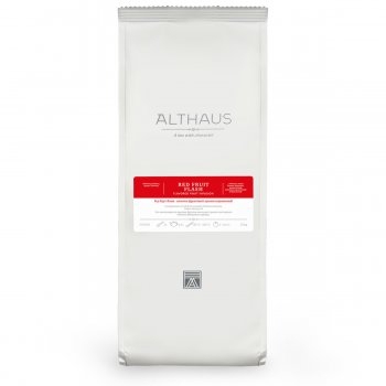 Фото Фруктовый чай c черникой, смородиной, голубикой и бузиной Althaus Red Fruit Flash (вакуумная упаковка 250 гр.)
