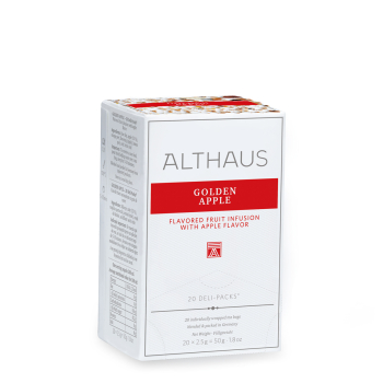Фото Фруктовий чай Althaus Golden Apple Deli Pack 20 пак. — аромат яблука
