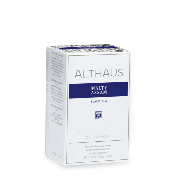 Фото Чорний чай Althaus Malty Assam Deli Pack 20 пак. — насичений малтовий Assam