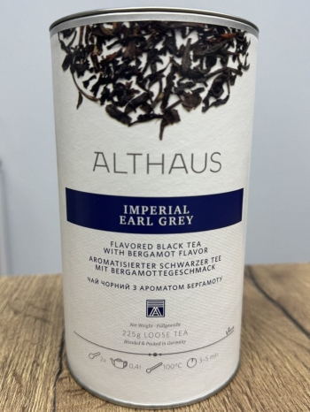 Фото Черный чай с бергамотом Althaus Imperial Earl Grey  ( 225 гр.)